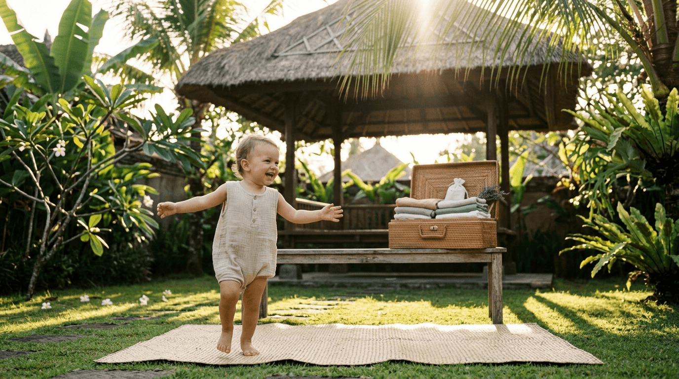 Storing Muslin Between Kids in Bali Without the Mold