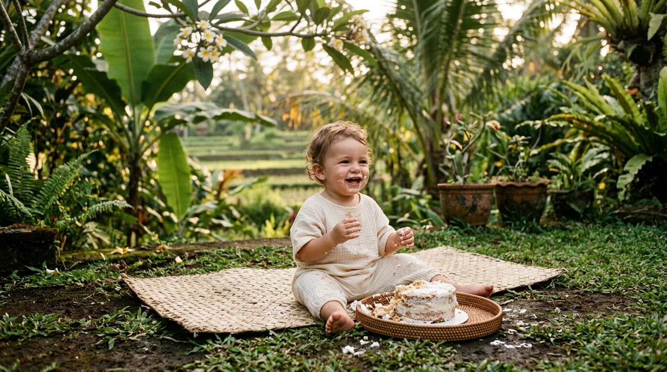 Why Your Baby's Cake Smash Photos Look Washed Out in the Sun