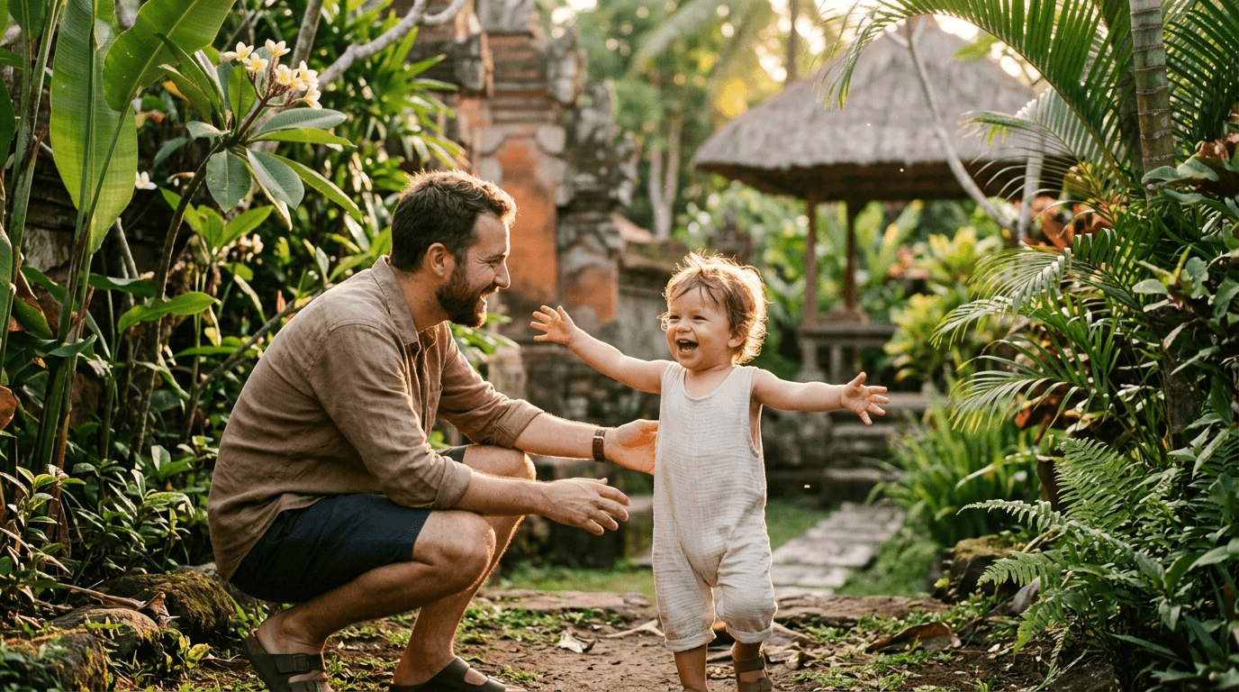 When Baby Only Wants Mom: A Bali Dad's Way Back In