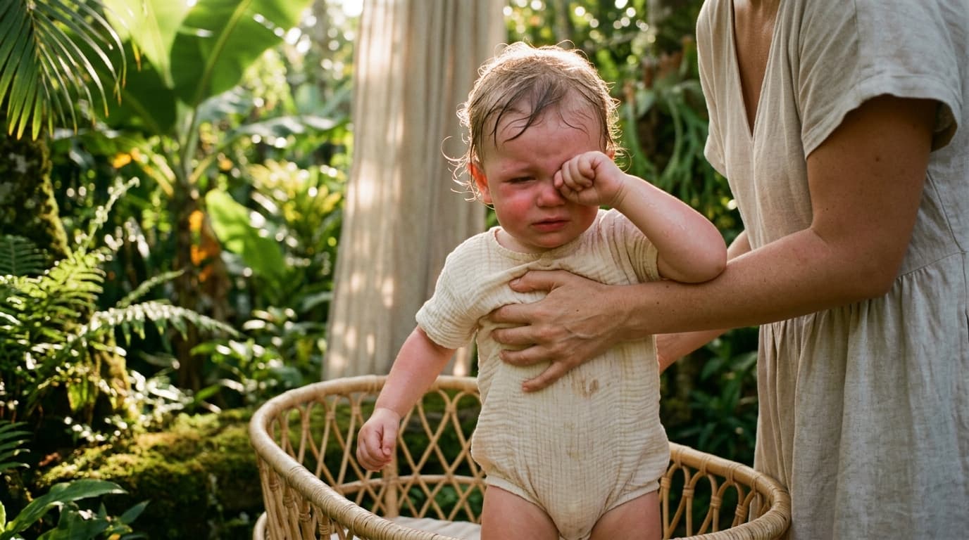 Why Your Baby Wakes Up Sweaty and Cranky After Naps in Bali