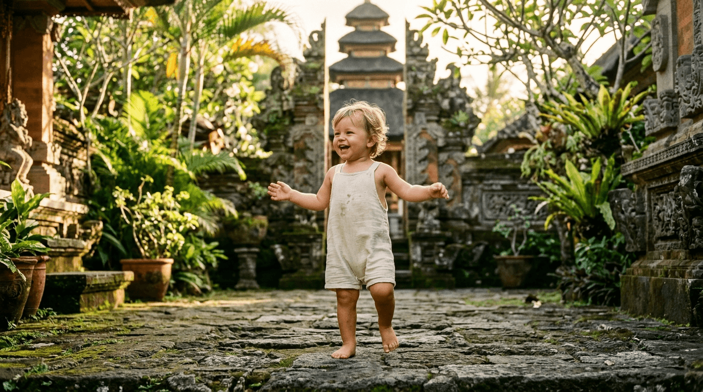 When Does Your Kid Actually Need to Cover Up at Bali Temples?