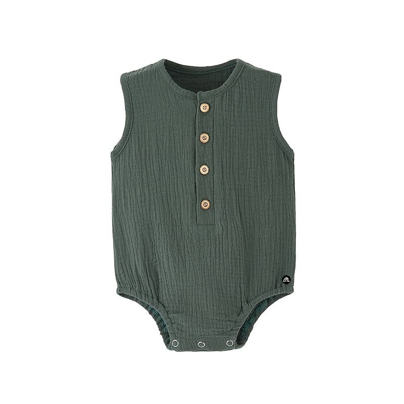 Muslin Cotton Onesie, breathable muslin cotton baby clothing, born in Bali