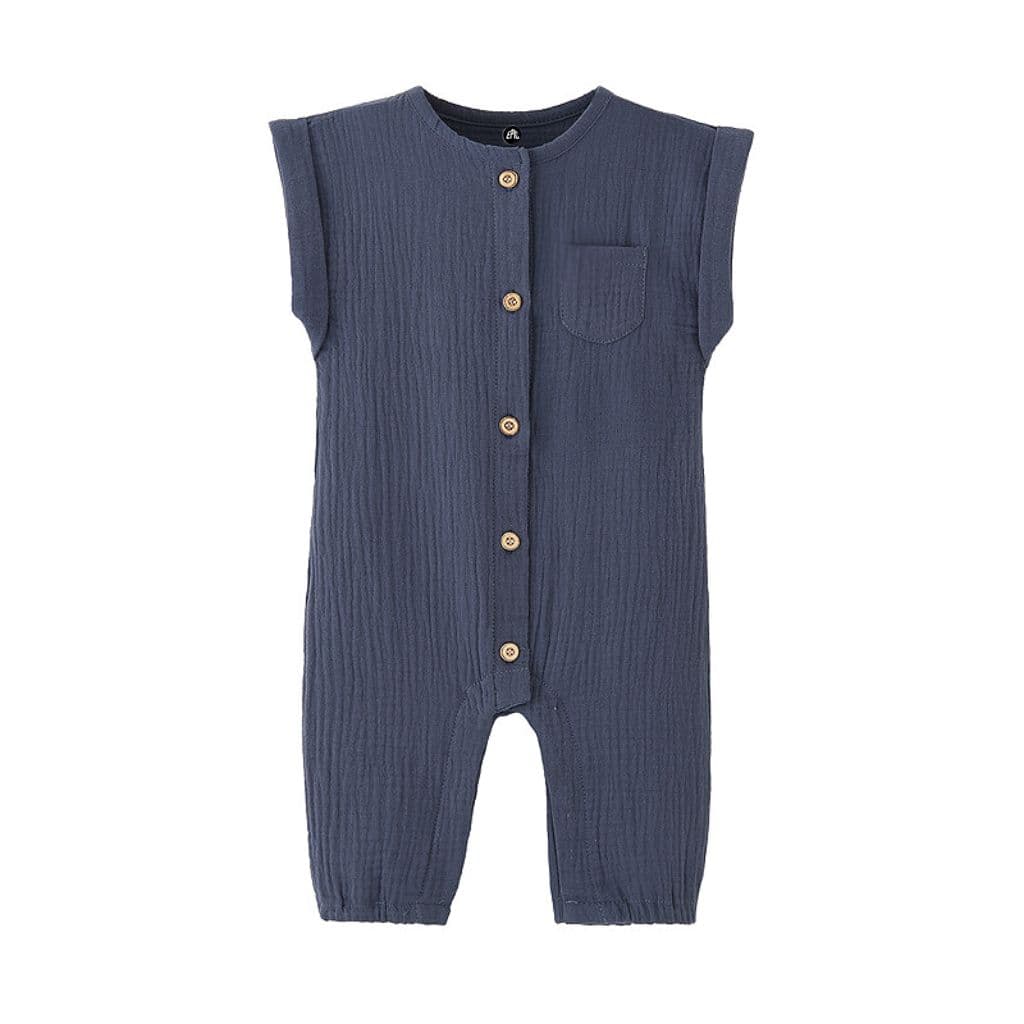 Muslin Cotton Romper, breathable muslin cotton baby clothing, born in Bali