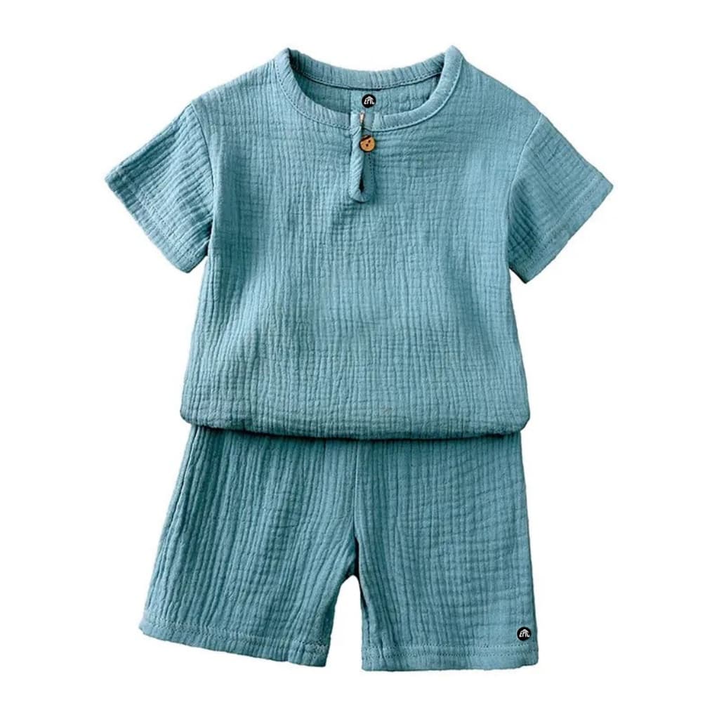 Muslin Cotton Set, breathable muslin cotton baby clothing, born in Bali