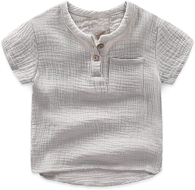 Muslin Cotton Shirt, breathable muslin cotton baby clothing, born in Bali