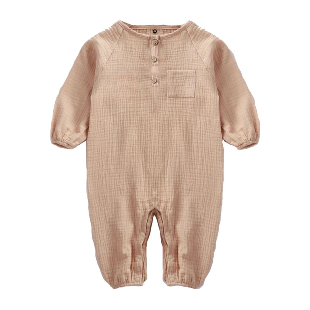 Cozy Muslin Pajamas, breathable muslin cotton baby clothing, born in Bali