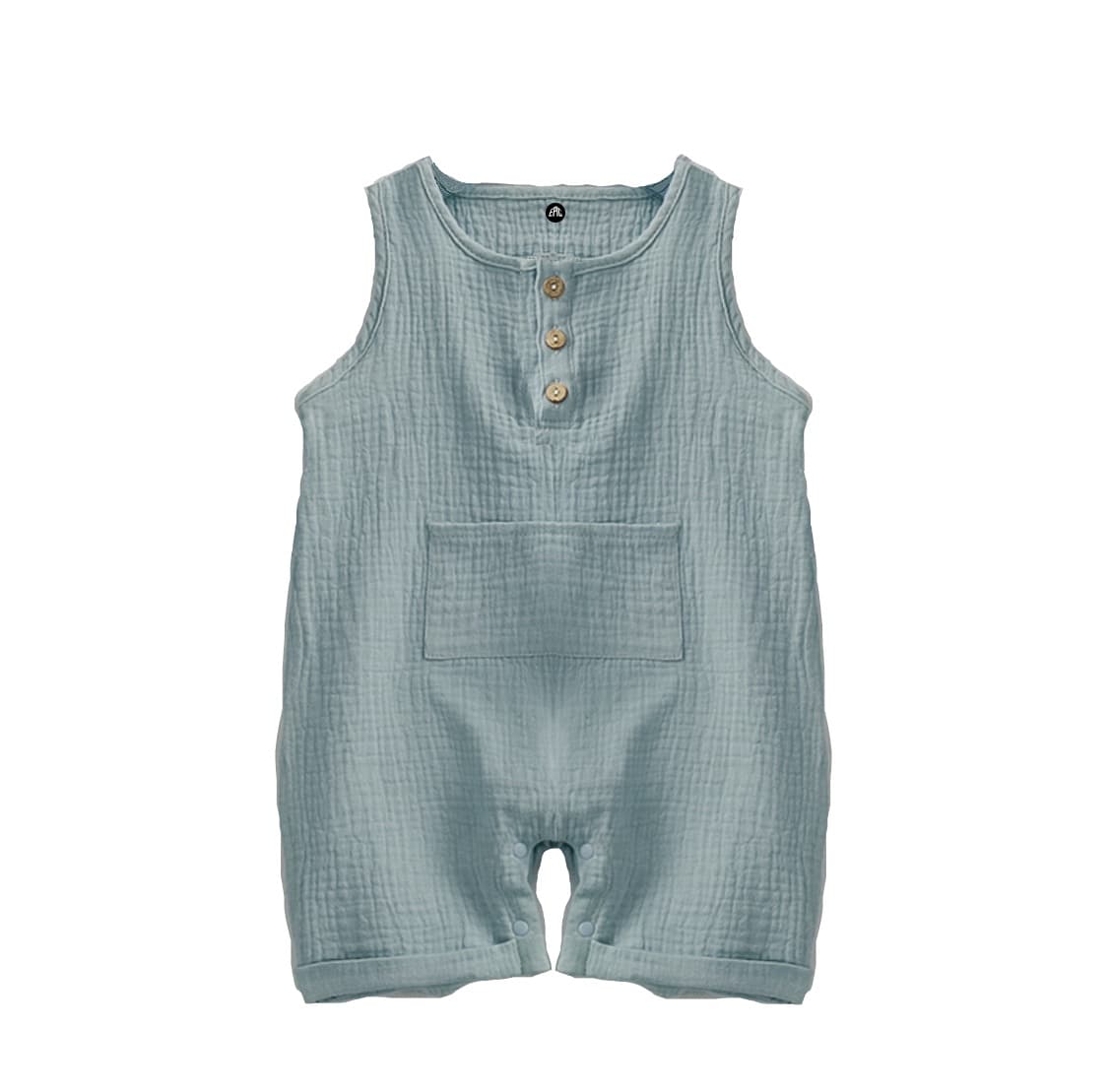 Muslin Cotton Playsuit, breathable muslin cotton baby clothing, born in Bali