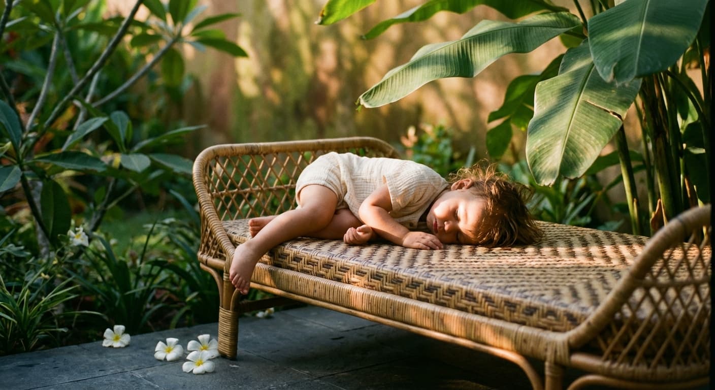 Eczema Toddler Sleep in Bali Heat: What Actually Helped Us