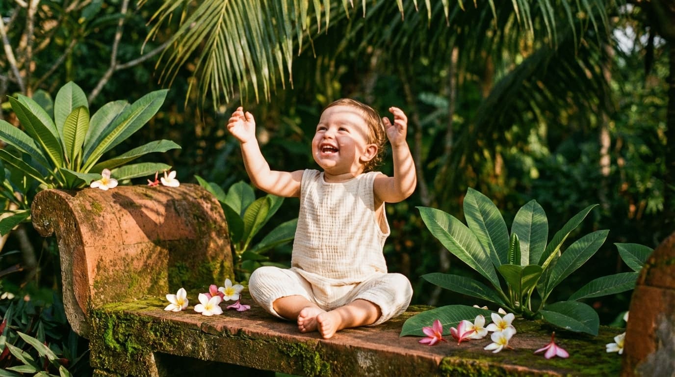 Keeping Your Baby Cool AND Protected From Bali's Sun