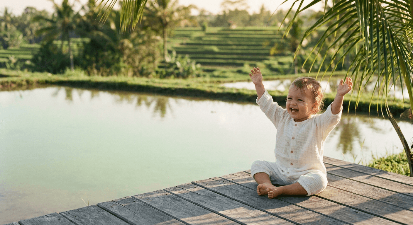 What to Dress Your Baby in for a Long Flight to the Tropics