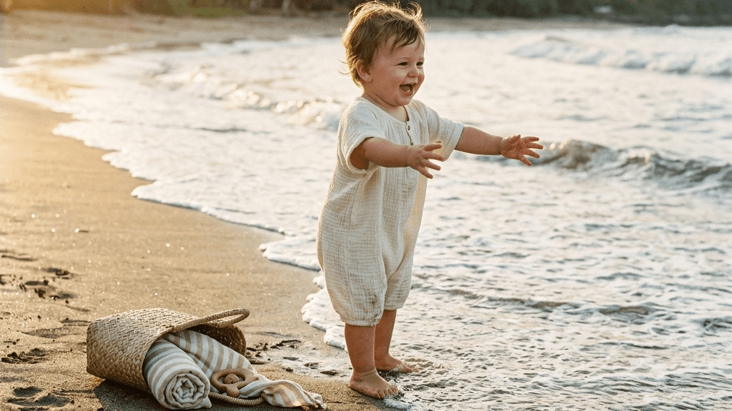 Beach Bag Essentials for Toddlers: Why We Went Full Muslin
