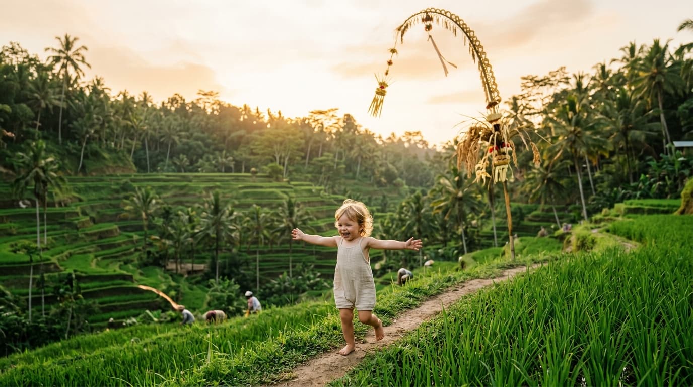 Penjor Season: How Bali's Bamboo Poles Explain Galungan to Kids