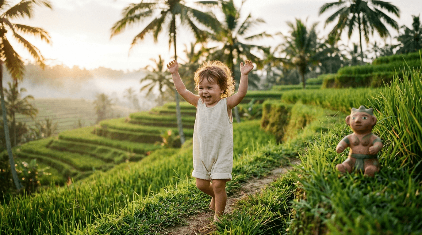 Our Toddler-Safe Ogoh-Ogoh: A Mini Spirit-Scarer Before Nyepi