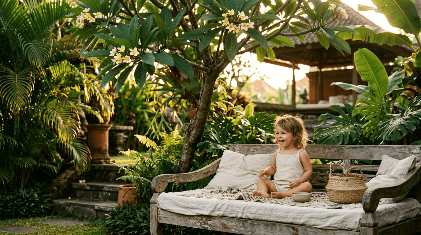How to Keep Toddler Bedtime in a Shared Bali Villa